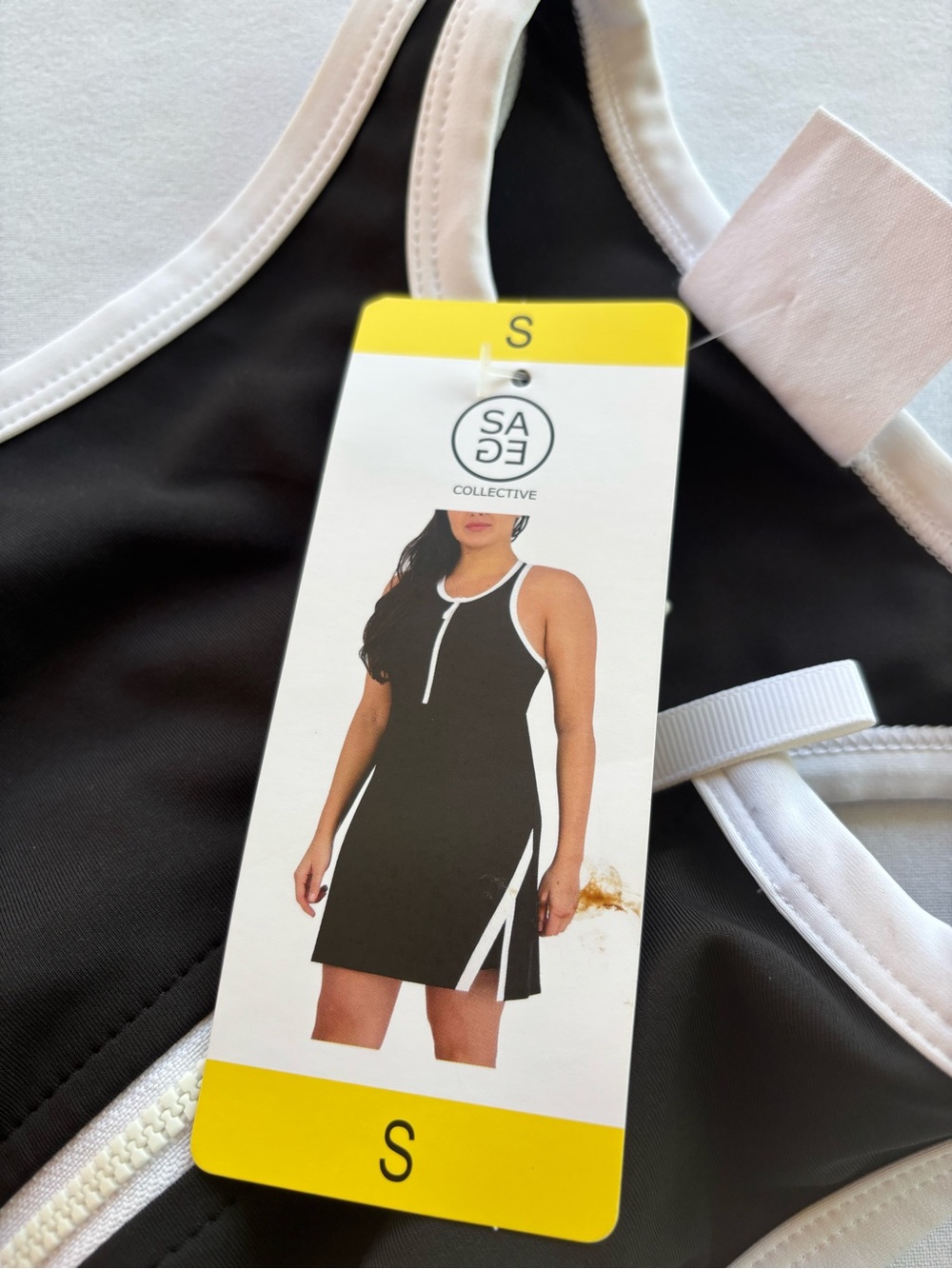 Cascade Collective Black and Whte skort active dress